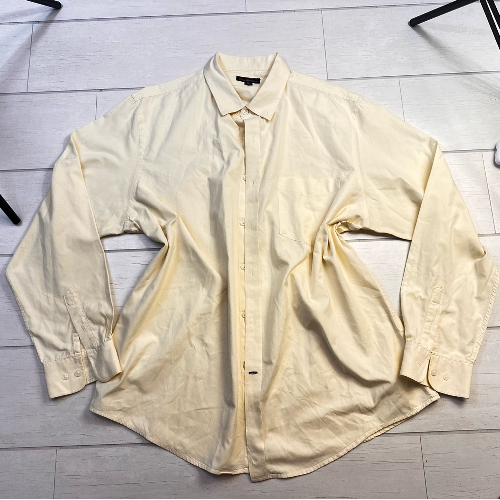 Club Room Beige Collared Shirt